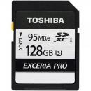 SDXCカード 128GB 東芝 TOSHIBA EXCERIA PRO UHS-I U3 クラス10 R:95MB/s W:75MB/s 4K録画対応 THN-N401S1280 海外パッケージ品