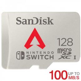 microSDXC 128GB for Nintendo Switch SanDisk UHS-I U3 R:100MB/s W:90MB/s 海外向けパッケージ