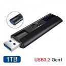 USBメモリ 1TB SanDisk サンディスク  ExtremePro USB3.2 Gen1 R:420MB/s W380MB/s スライド式 アルミ筐体SDCZ880-1T00-G46 海外パッケージ