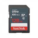 SDXCカード Ultra 128GB UHS-I U1 R:100MB/s Class10 SanDisk サンディスク SDカードSDSDUNR-128G-GN3IN海外向けパッケージ