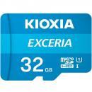 microSDHC 32GB Kioxia(旧Toshiba) EXCERIA UHS-I U1超高速100MB/S Class10 FULL HD録画対応 専用SDアダプター付き 海外パッケージ
