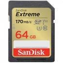 SanDisk Extreme SDXC 64GB UHS-I  U3 V30 4K R:170MB/s W:80MB/s 4K Ultra HD対応SDSDXV2-064G-GNCIN 海外パッケージ