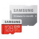 microSDXC 128GB SAMSUNG サムスン Class10 U3 4K対応 R:100MB/s UHS-I EVO Plus SDアダプター付 海外パッケージ