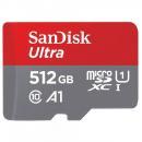 microSDXC 512GB SanDisk サンディスク UHS-1 U1 FULL HD アプリ最適化 Rated A1対応 R:120MB/s  SDSQUA4-512G-GN6MN海外パッケージ