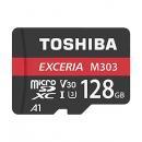 microSDXC 128GB 東芝 TOSHIBA 超高速UHS-I U3 V30 R:98MB/s W:65MB/s アプリ最適化A1 4K対応 THN-M303R1280C4海外パッケージ品