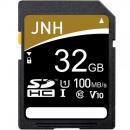 SDカード SDHCカード 32GB JNHブランド超高速100MB/S Class10 UHS-I U1 V10対応 【国内正規品5年保証】