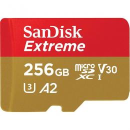 microSDXC 256GB SanDisk サンディスク UHS-I U3 V30 A2 4K 読取160MB/s 書込90MB/s  海外向けパッケージ