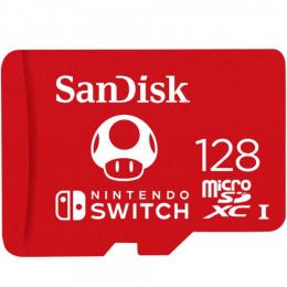 microSDXC 128GB for Nintendo Switch SanDisk UHS-I  U3 R:100MB/s W:90MB/s  海外向けパッケージ