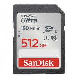 SanDisk SDXCカード 512GB Ultra UHS-I U1 R:150MB/s SDSDUNC-512G-GN6IN  海外パッケージ品