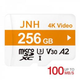 microSDXC 256GB JNHブランド R:100MB/S  W:85MB/S  Class10 UHS-I U3 V30 4K Ultra HD A2対応 5年保証 Nintendo Switch動作確認済
