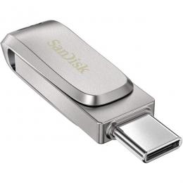 USBメモリー512GB SanDiskサンディスク USB3.1 Gen1-A/Type-C 両コネクタ搭載Ultra Dual Drive Luxe R:150MB/s 回転式SDDDC4-512G-G46海外パッケージ