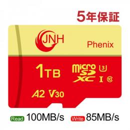 マイクロsdカード microSDXC 1TB JNH R:100MB/S W:85MB/S Class10 UHS-I U3 V30 4K Ultra HD A2対応 5年保証 Nintendo Switch 動作確認済