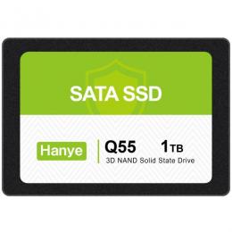 Hanye SSD 1TB 内蔵型 2.5インチ 7mm SATAIII 6Gb/s 550MB/s 3D NAND採用 Q55 アルミ製筐体 PS4検証済み 国内3年保証