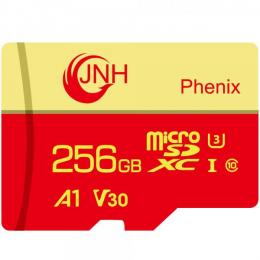 microSDXC 256GB JNHブランド 超高速 R:100MB/s W:80MB/s  Class10 UHS-I U3 V30 4K Ultra HDアプリ最適化A1対応 【国内正規品5年保証】